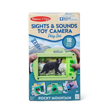 Melissa & Doug Rocky Mountain Sights & Sounds Toy Camera Play Set 30905